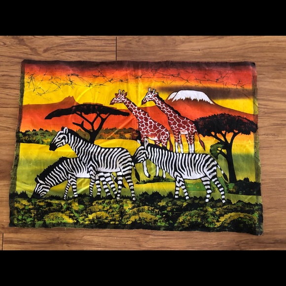 Batik Fabric by F. Mahabad 28.5” x 20” - Picture 2 of 6